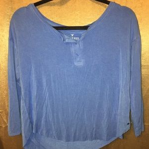 American Eagle Blue Soft & Sexy shirt